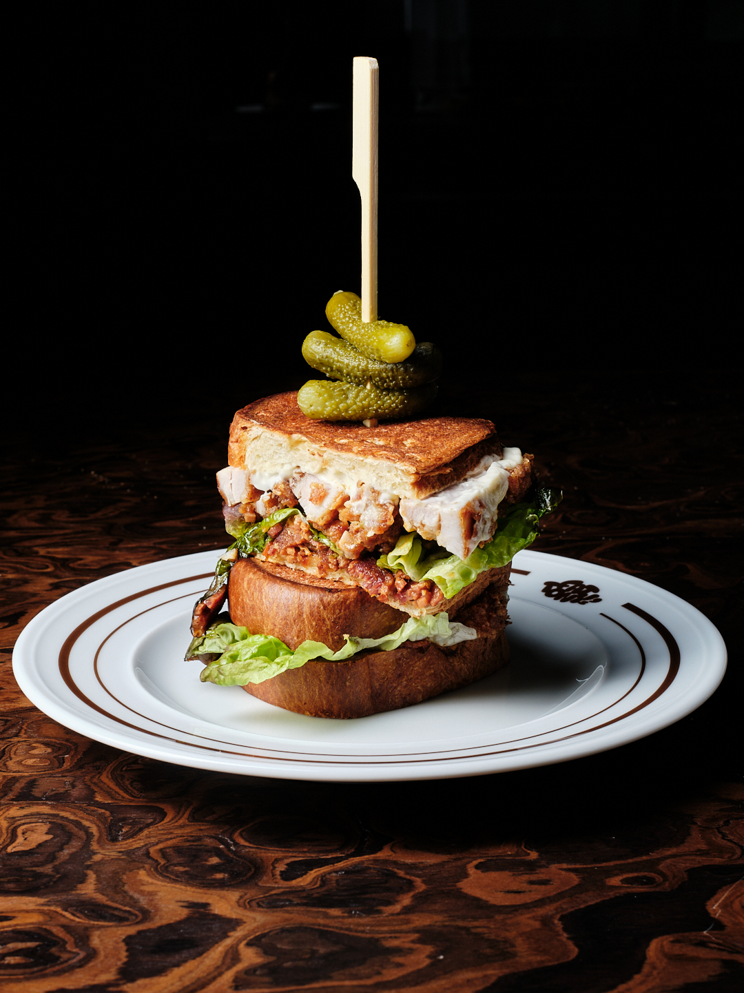 Fat Tony's Club sandwich