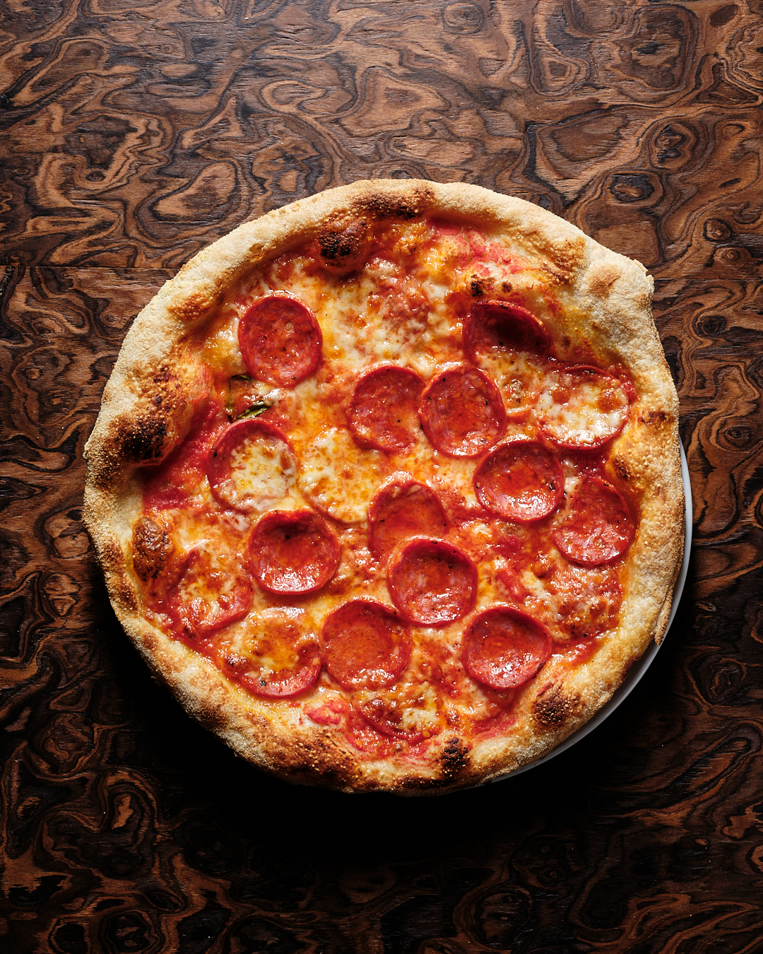 Fat Tony's Pepperoni pizza