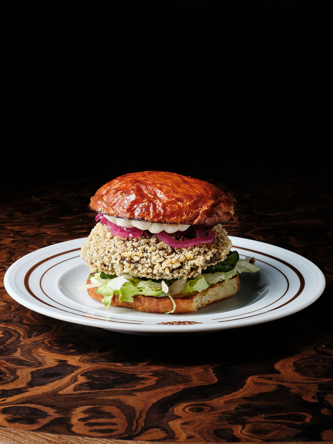 Fat Tony's Portobello burger