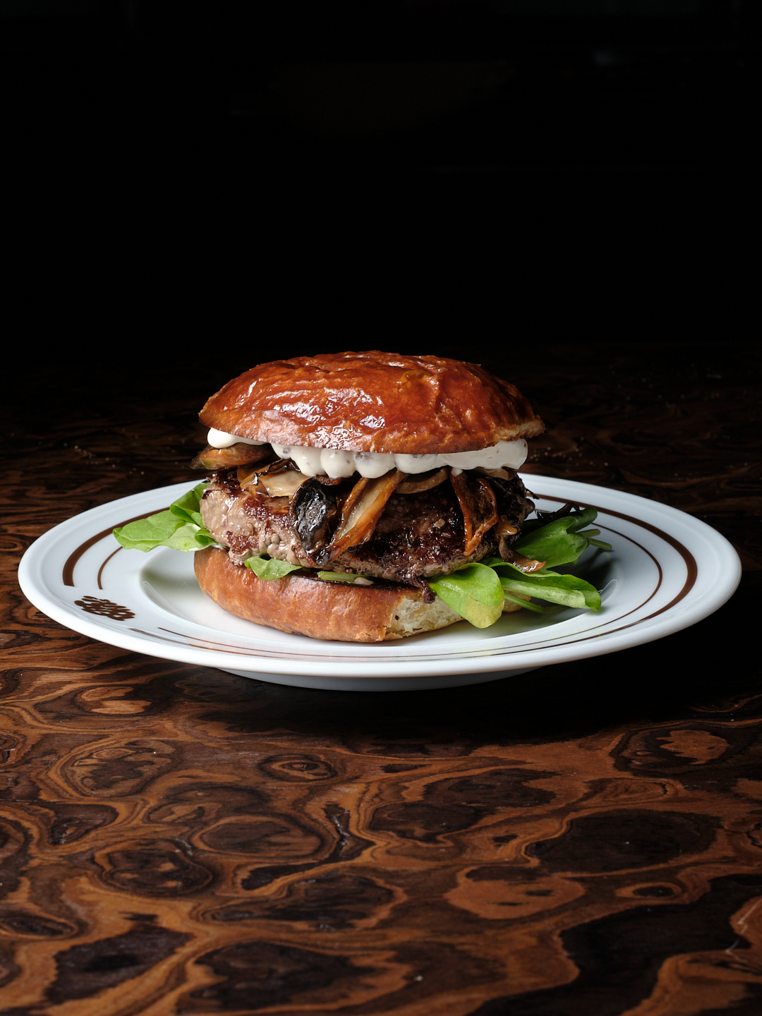 Fat Tony's Venison burger